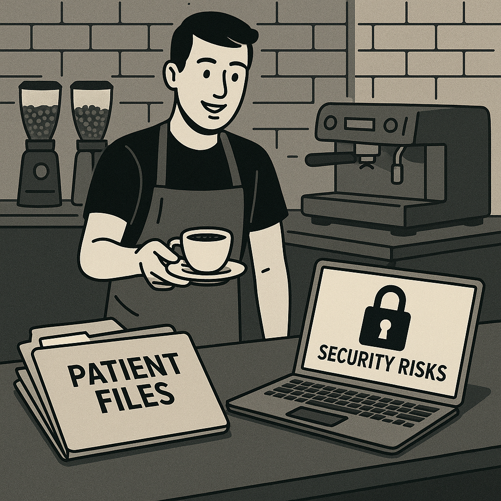 Why Your Coffee Shop Habits Could Put Patient Information at Risk