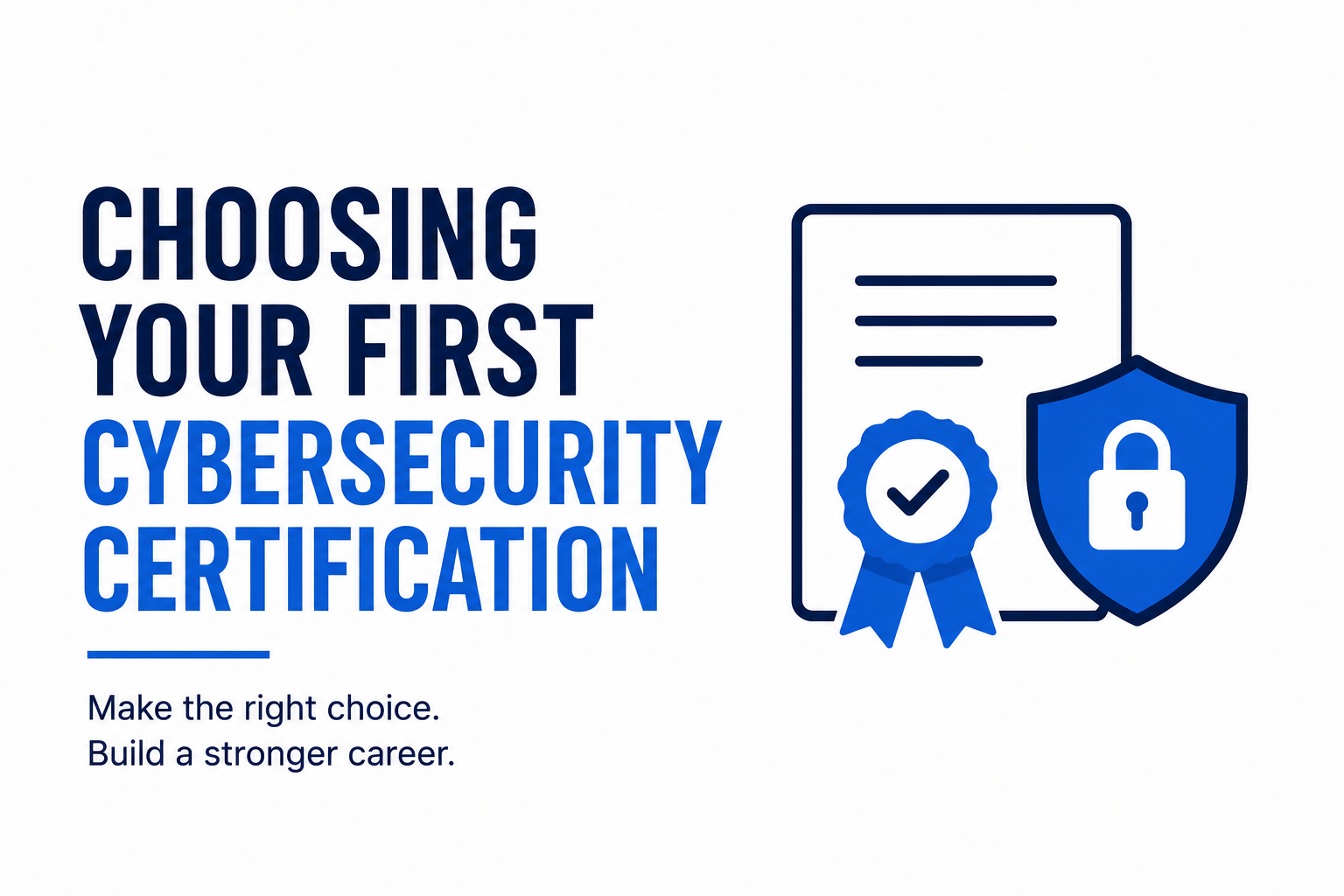 How to Choose Your First Cybersecurity Certification